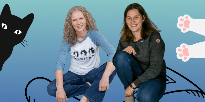 Eva & Conni auf Teppich